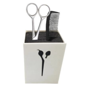 Porta Tesoura Profissional Barber -BRANCO