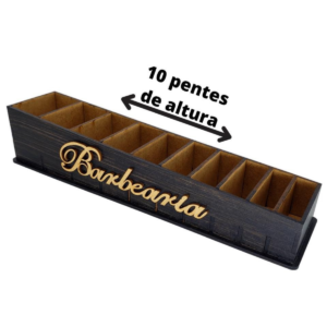 Suporte Organizador Porta Pentes Para Barbearia
