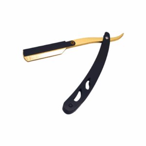 Navalhete Inox Dourado e Preto