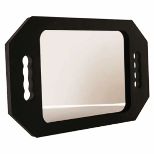 Espelho Nuca De Mão Barbeiro Emborrachado Médio